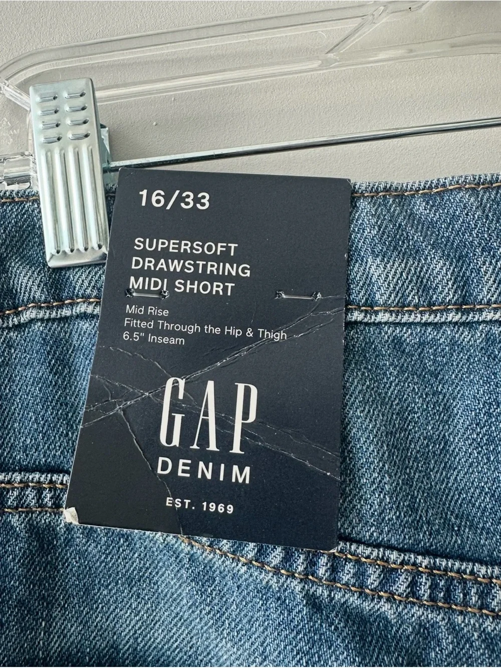 GAP Women’s Blue Denim Shorts